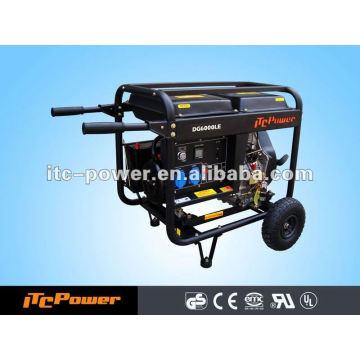 ITC-Power 5KVA DIESEL GENERATOR SET avec roue motrice